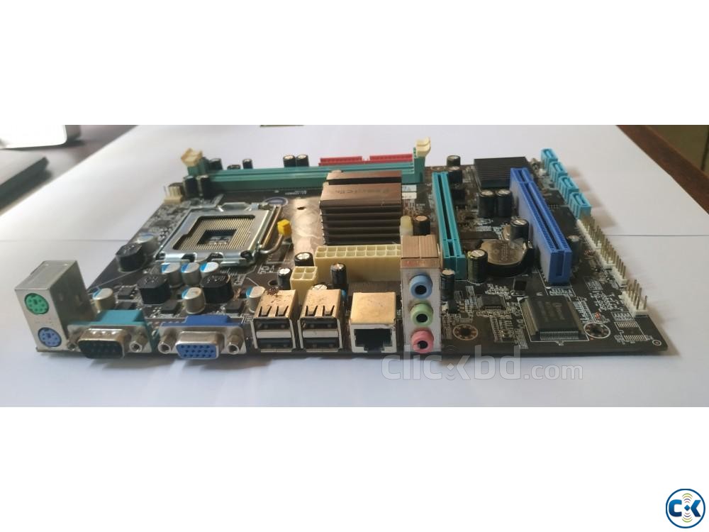 Esonic G41 Motherboard Intel core 2 duo E7500 cpu large image 0