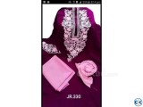 Violet Embroidery Single Unstiched Kameez for Women 3 piece 