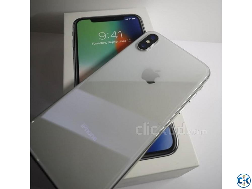 Apple iphone X 64GB Silver 4GB RAM  large image 0