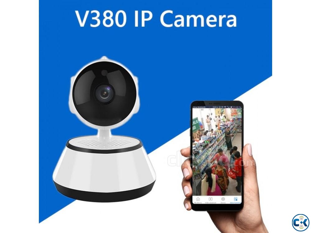 Wifi IP Camera HD 360 Degree ip Camera V380 IP Camera large image 0
