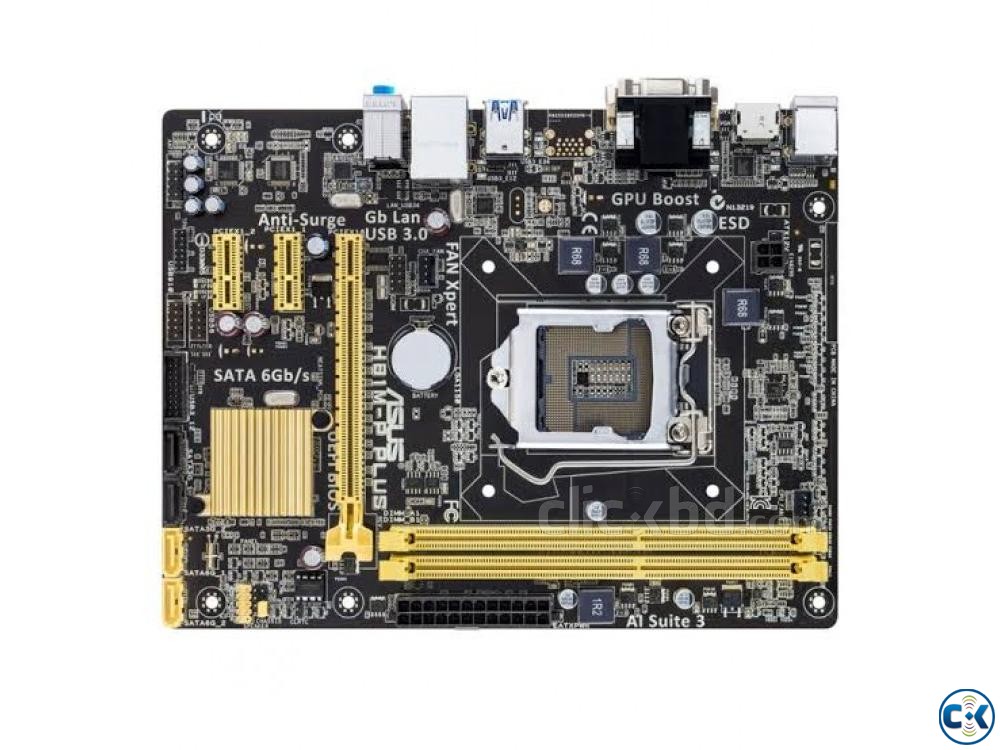 Asus H81M-P Core i3 4160 4th gen 4x2- 8gb ddr3 1600 bus. large image 0