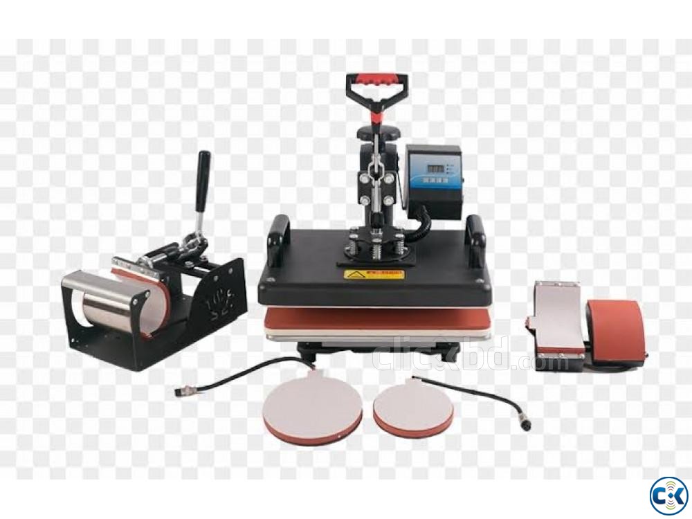 Combo all in one heat press machine large image 0