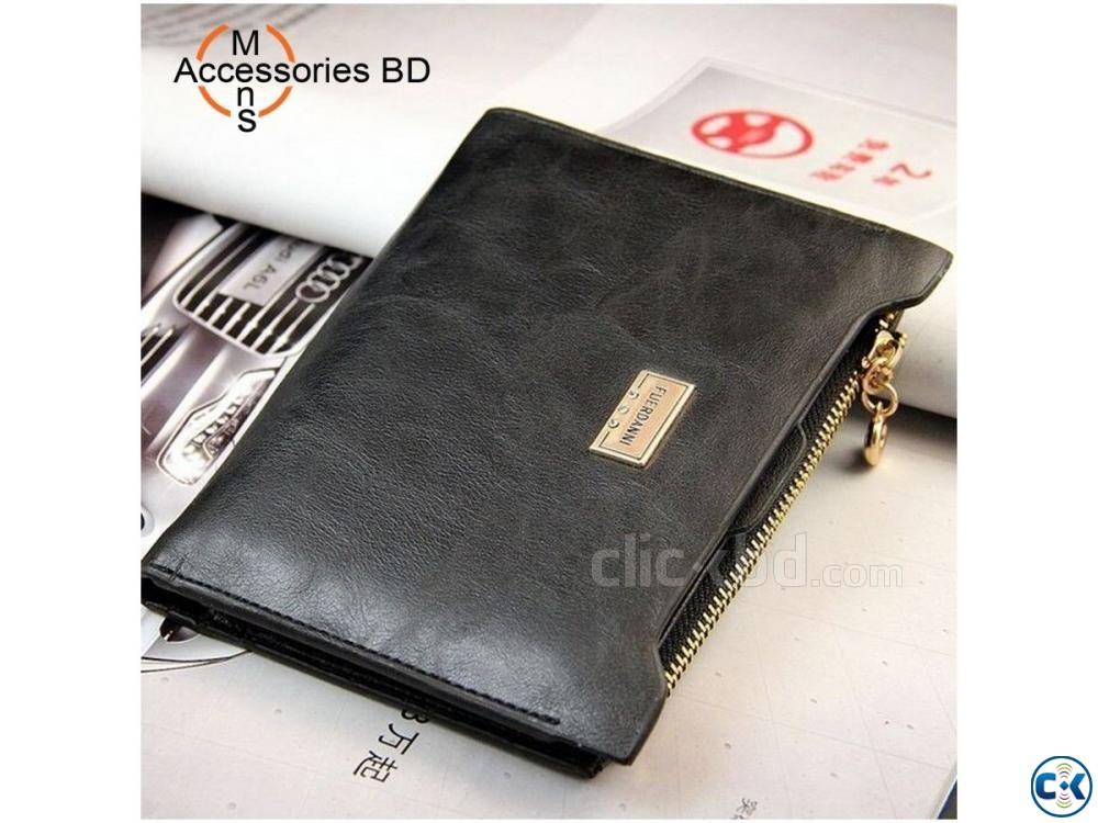 Casual Cowhide Men s Wallet. large image 0