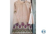 Pakistani Brand Cross stitch Embroidered cotton shirt