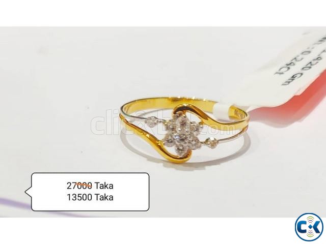 Diamond with Gold Ring 50 OFF large image 0