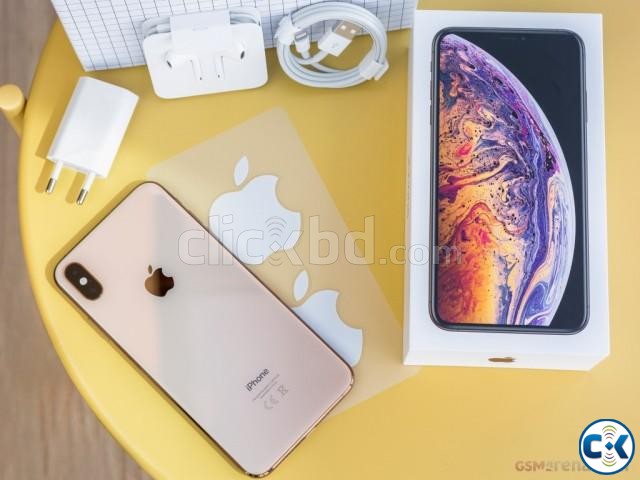 Apple iphone Xs Max Dual 256GB Grey Gold 4GB RAM  large image 0