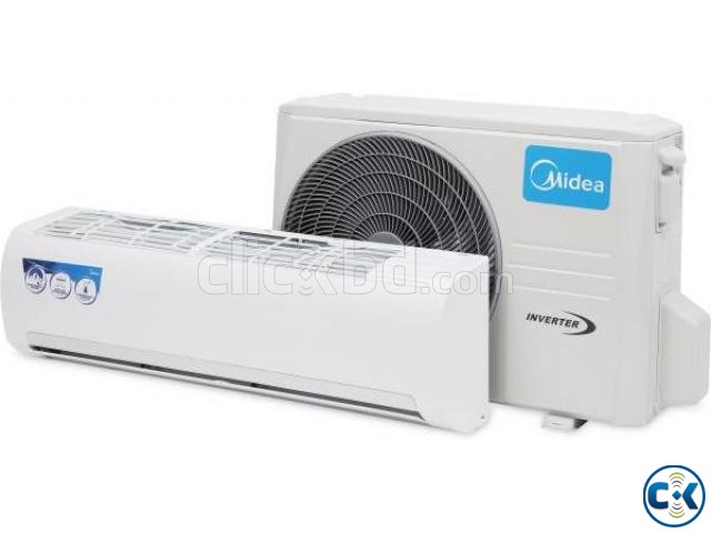 Midea 1.0 Ton Golden Fin Inverter AC Hot Coll 12000BTU large image 0