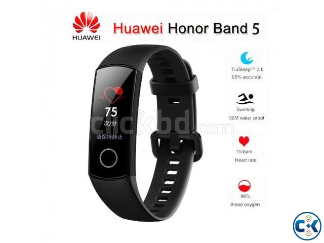 Huawei Honor Band 5 Waterproof fitness Tracker Original large image 0