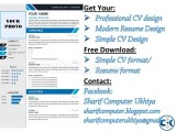 Resume design Professional CV