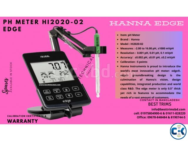 pH Meter Hanna HI2020-02 Edge in Bangladesh large image 0