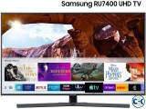 Samsung 55 Inch RU7400 Android TV with Voice Remot Control