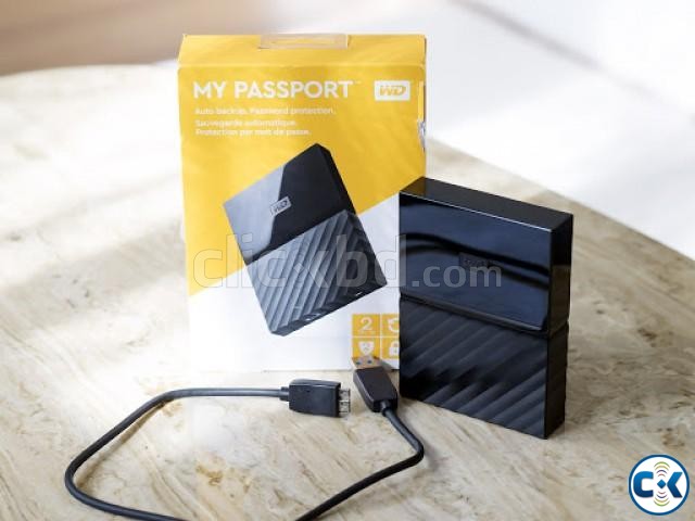 wd 2tb my passport portable storage hard disk drive large image 0