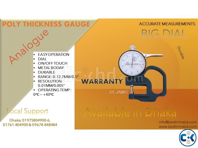 Poly Thickness Gauge Analogue in Bangladesh large image 0