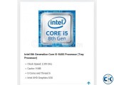Intel core i5 2.8ghz 8thGen