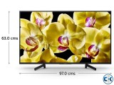 Sony Bravia 43 Inch KD-43X8000G 4K Android Voice Remote TV