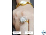 Diamond with Gold Ring 50 OFF