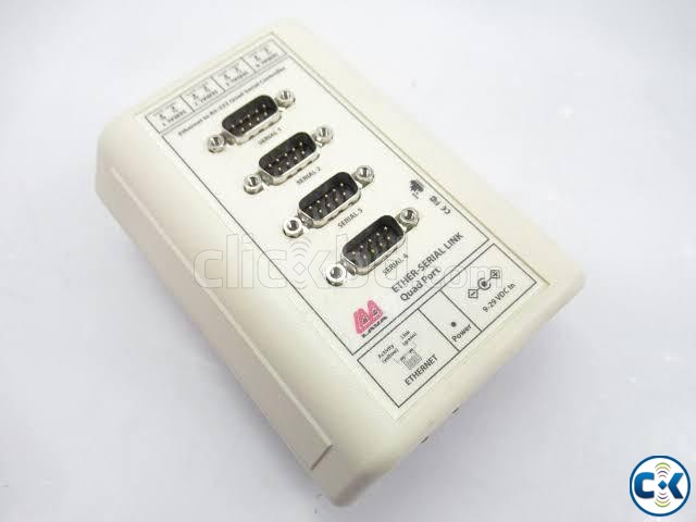 RS-232 RS232 - Lava ETHER-SERIAL LINK 4-Port ESL DB9 USED large image 0