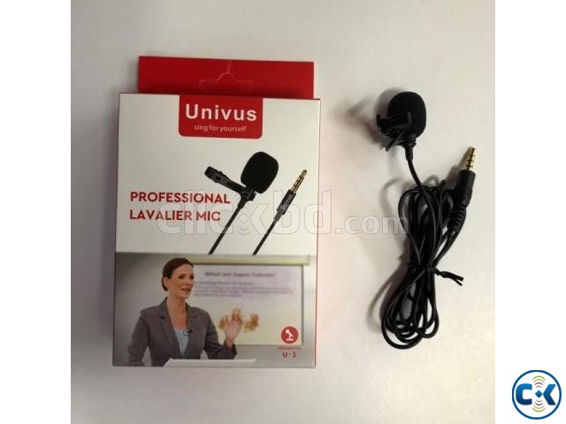UNIVUS 3.5mm Professional Lavalier Microphone large image 0