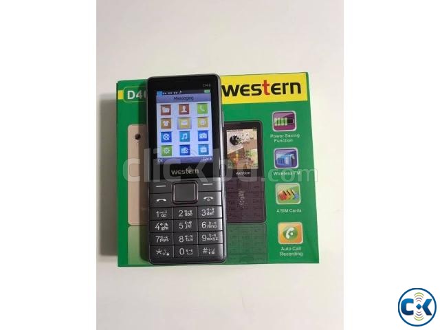 Western D46 4 Sim Mobile Phone with 1 Year Warranty large image 0