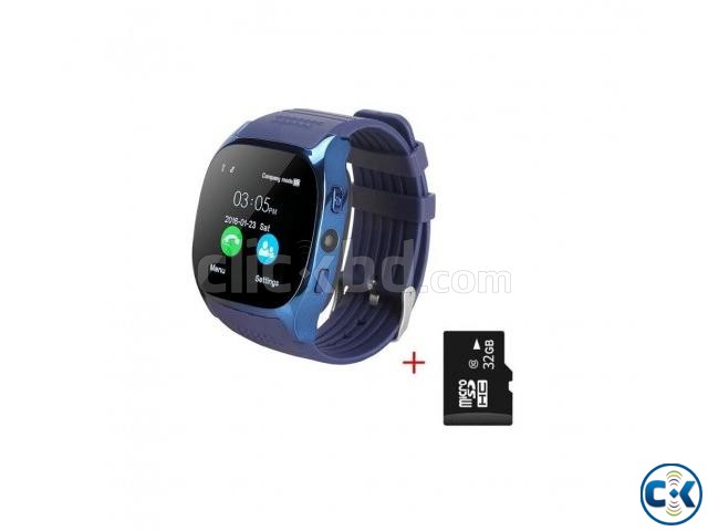 T8 SMARTWATCH BLUETOOTH CAMERA- BLUE large image 0