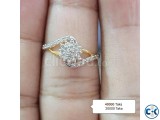 Diamond with Gold Ring 50 OFF