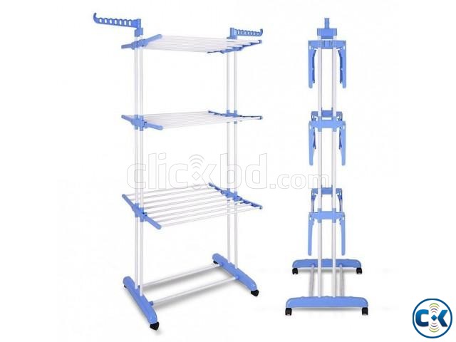 3 Layer Cloth Rack large image 0