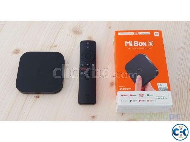 Xiomi MI BOX S Android 4K HDR SMART TV BOX 3 YR WARRANTY NEW large image 0