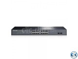 Full Gigabit Ethernet PoE Switch 16GE PoE 2SFP TL-SG1218PE