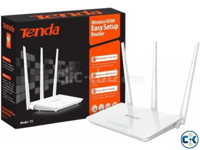 Tenda F3 300mbps 3 Antennas Router large image 0