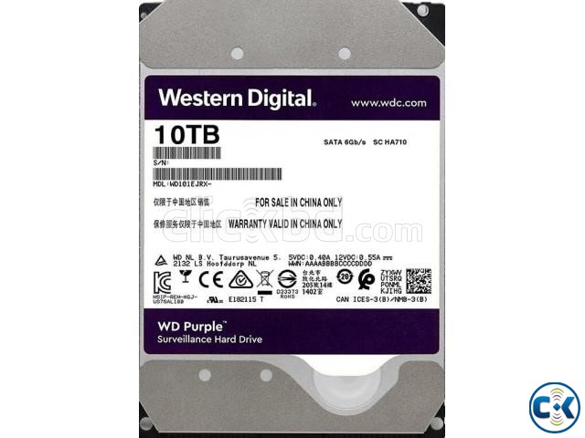 10TB WESTERN DIGITAL PURPLE HDD large image 0