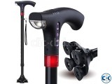 Smart Walking Stick with LED Flash Light Alarm FM Radio