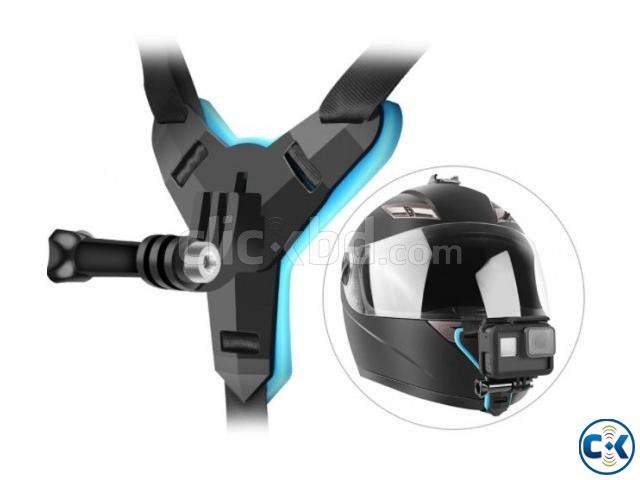 Helmet mount BD Action Camera Mount go pro mount for any cam large image 0