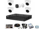 CCTV Package Dahua XVR1A08 8-CH DVR 500GB HDD