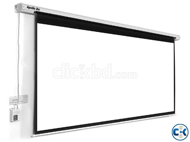 Apollo Dx 70 x 70 Inch Electric Motorized Projection Screen large image 0