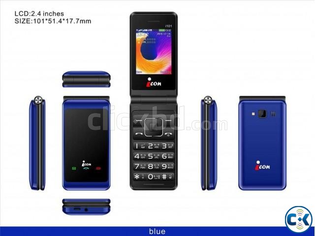 ICON i101 Dual Sim Folding Phone With Warranty large image 0