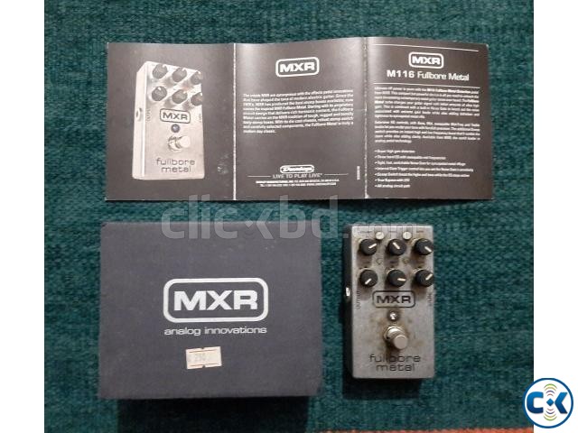 MXR M116 Fullbore Metal Distortion Pedal large image 0