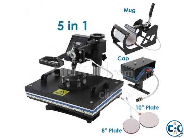 Combo 5 in 1 heat press machine large image 0