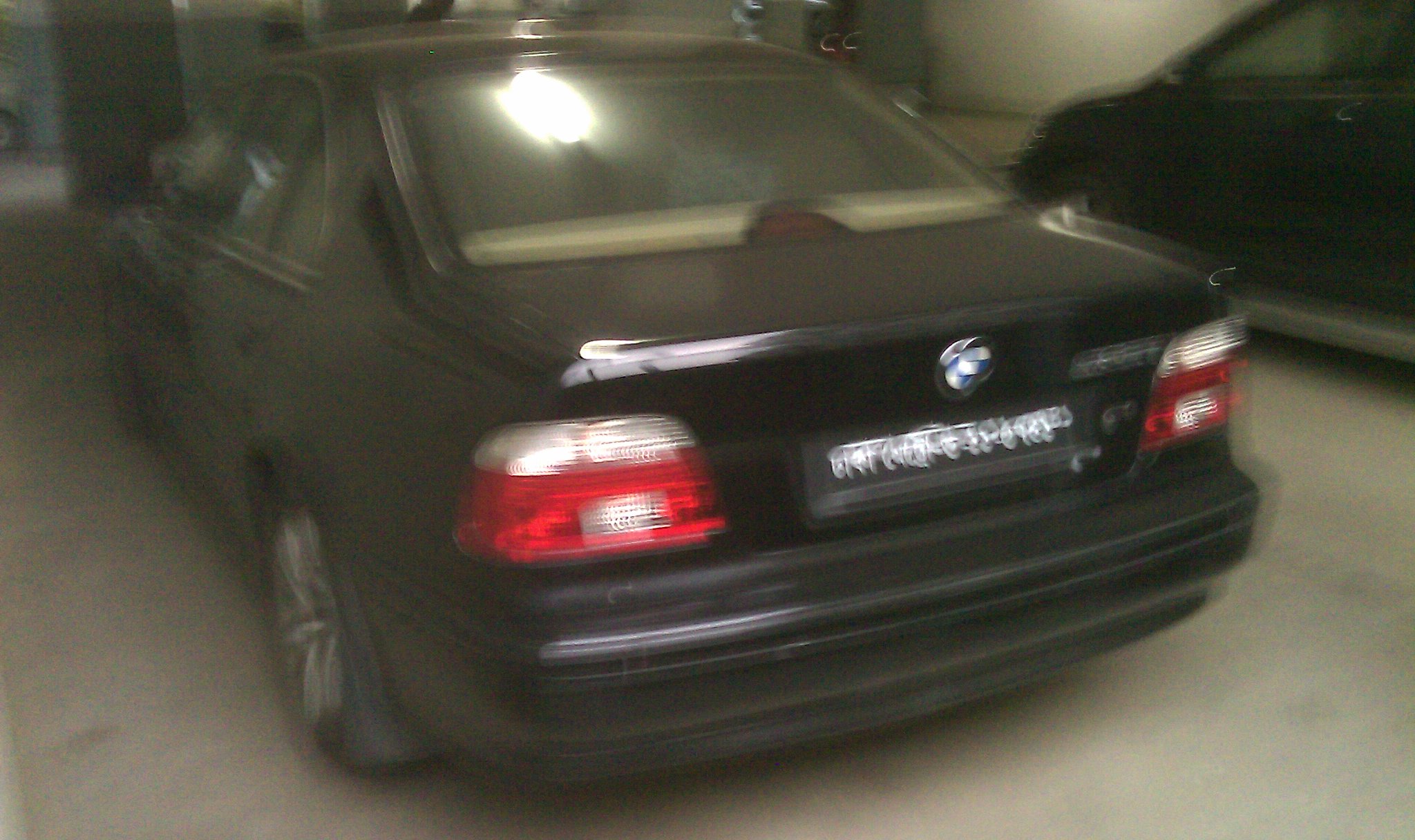 BMW 5 series 2003 2005 Black large image 0