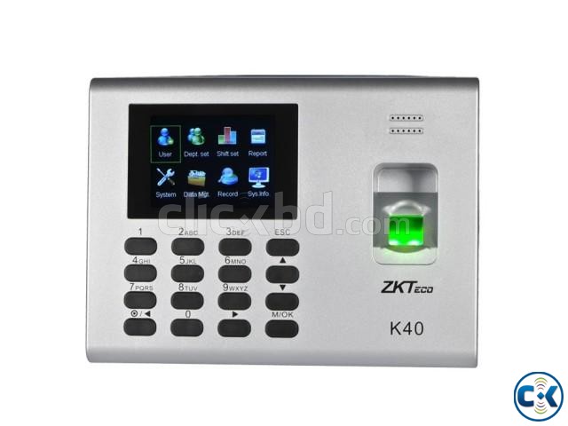 ZKTeco K40 Time Attendance Machine large image 0