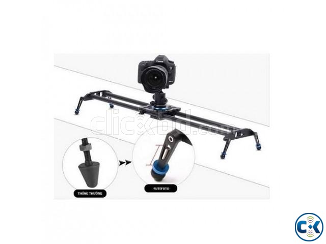 SuteFoto 120cm 47 Carbon Fiber Video Slider for Camera large image 0