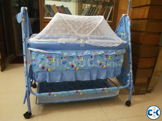 Baby cradle cot crib 2 Month used only  large image 3