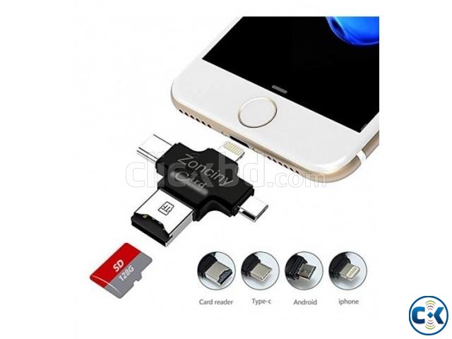 4 in 1 OTG Card Reader large image 0