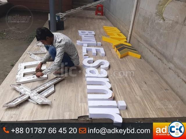 LED Sign Acrylic Top Letter LED Light Box Acrylic Letters large image 0