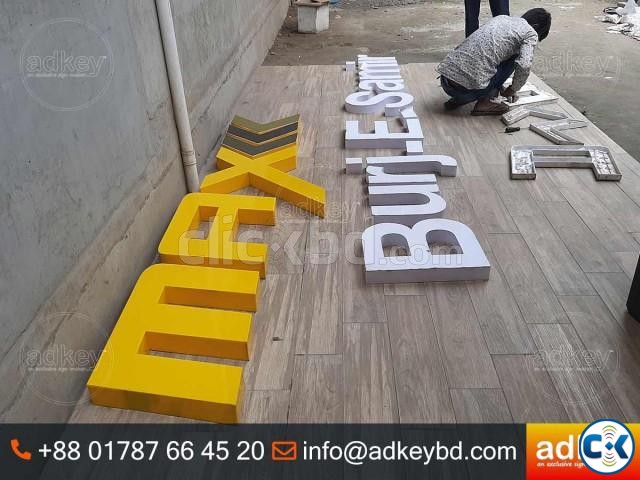 LED Sign Acrylic Top Letter LED Light Box Acrylic Letters large image 1