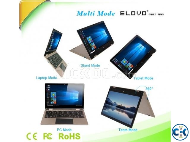 ELOVO NB116T 11.6 360 degree rotating and Touch screen large image 4