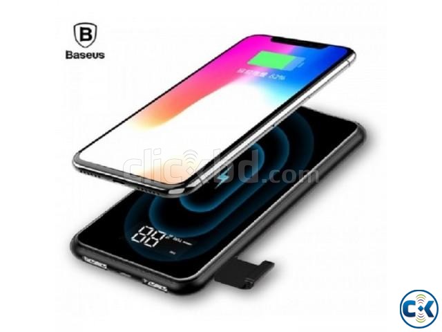 Baseus Q2 Dual USB Wireless Charger 8000mAh Power Bank large image 0