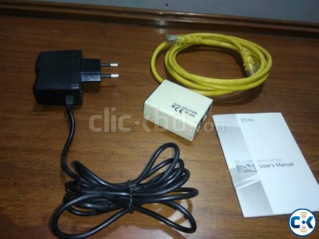 ZTE ADSL Wifi Modem 150Mbps with splitter large image 2