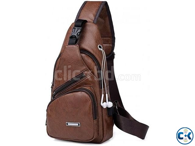 Waterproof Cross Body USB Bag or Men Women large image 1