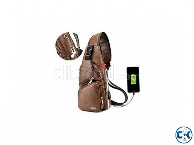 Waterproof Cross Body USB Bag or Men Women large image 3