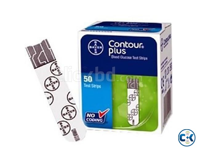 Contour Plus GLUCOSE Test Strips-50 pcs large image 0